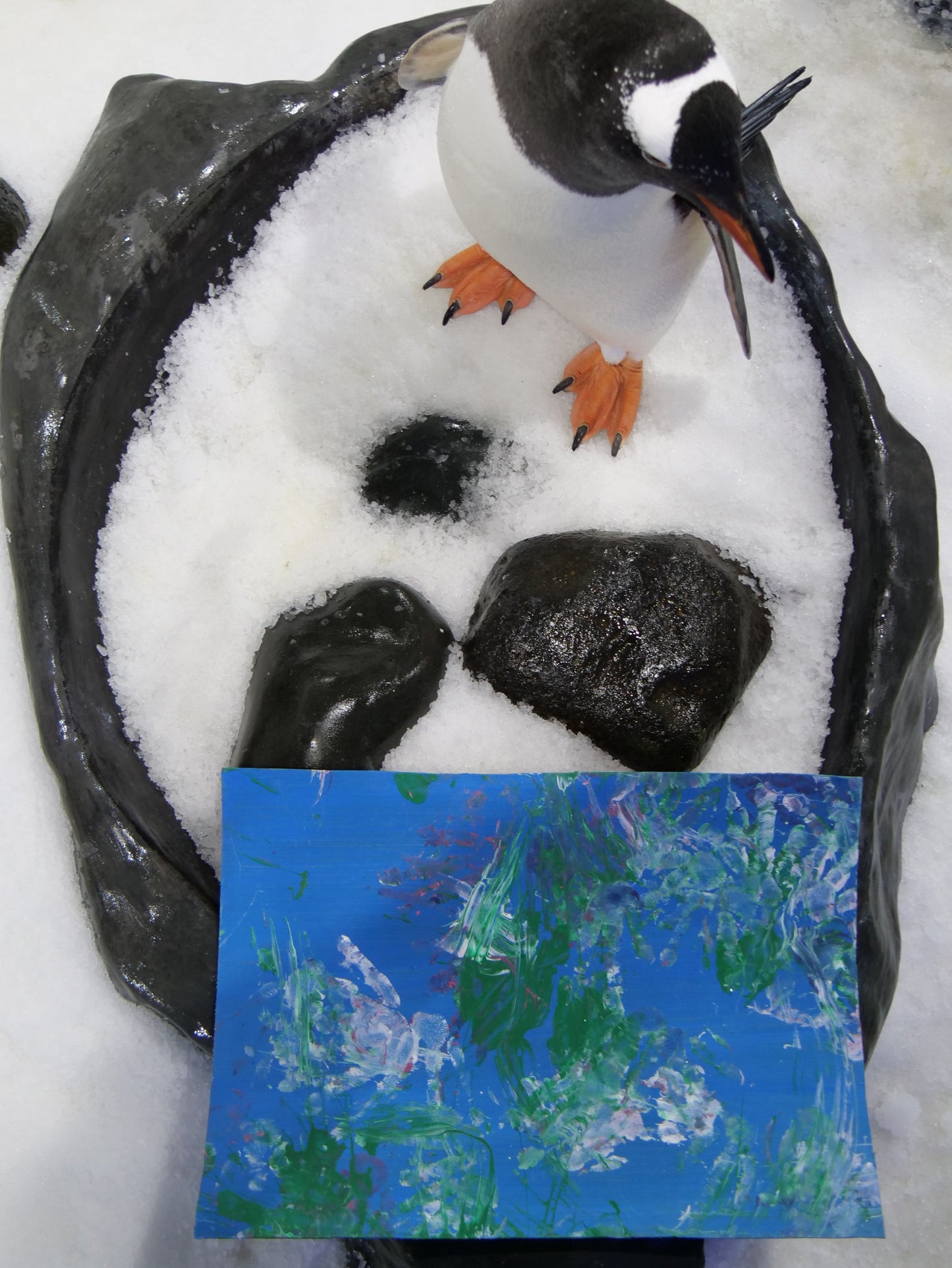 Large - A3 Penguin Paintings