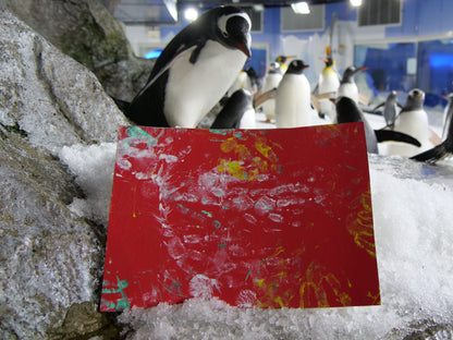 Medium - A4 Penguin Paintings
